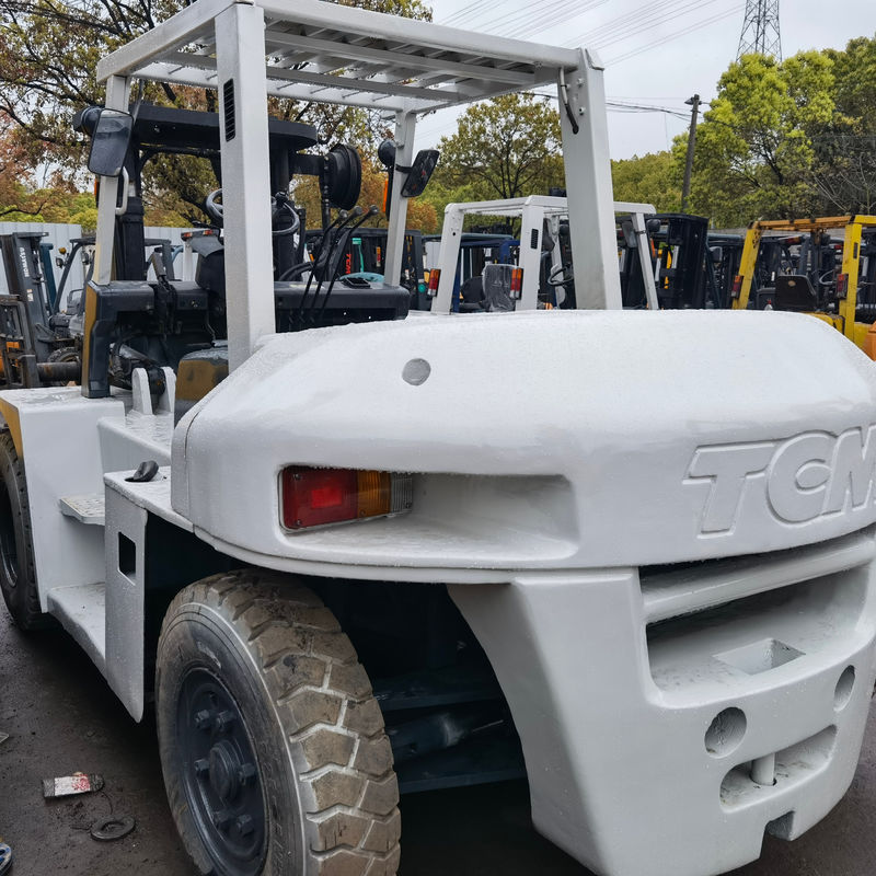 Fork Length 7 Ton Used TCM Japan Original Mini Diesel Forklift in Good Condition