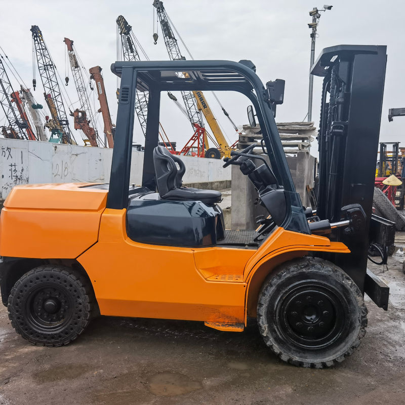 Used Toyota 7F50 Forklift 3 Tons 5 Tons 7 Tons Japanese Band with Routine Fork Width