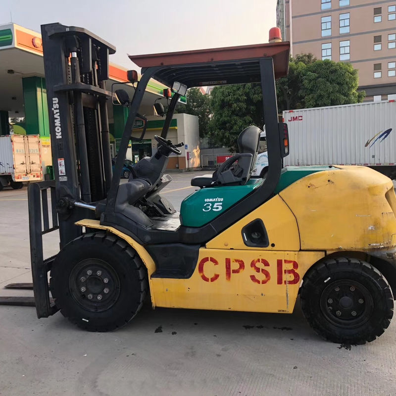 Used Komatsu Fd30 Diesel Forklift 3 Ton with Optional Engine and Fork Width 1200mm