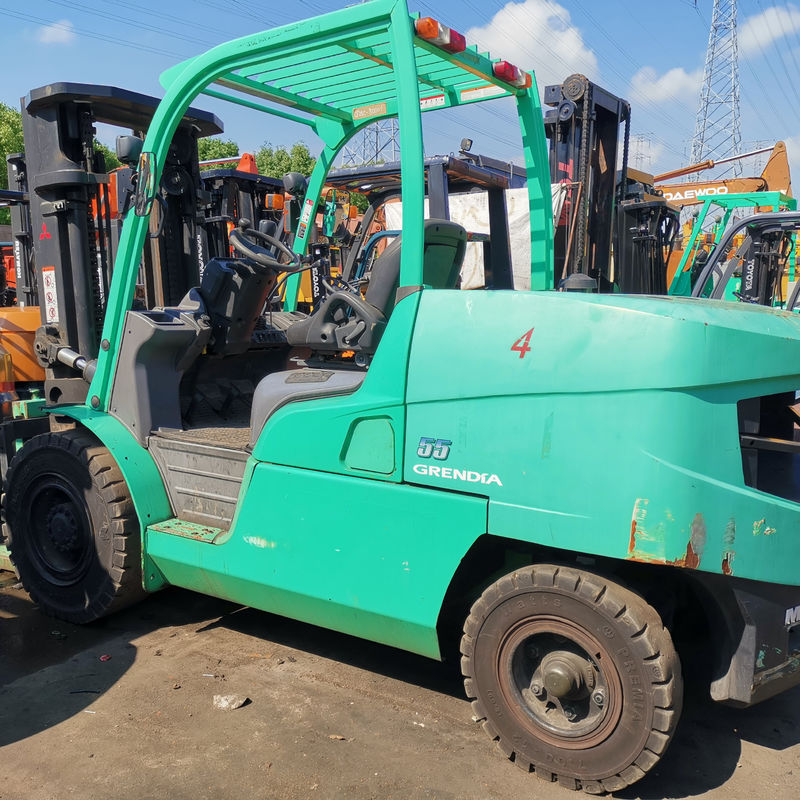 Used Mitsubishi 5.5 Ton Diesel Forklift in Good Condition Japan Original Shanghai