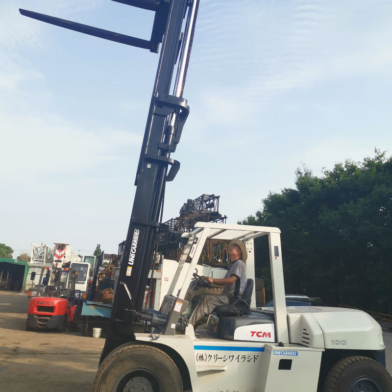 10 Ton TCM FD100 Diesel Forklift Good and with Routine Fork Width