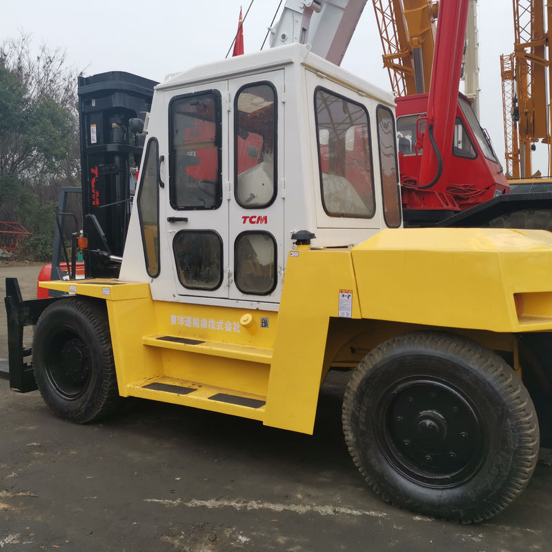 Building Material Shops 10000 kg Weight TCM FD100 10 ton Japan Original Forklift