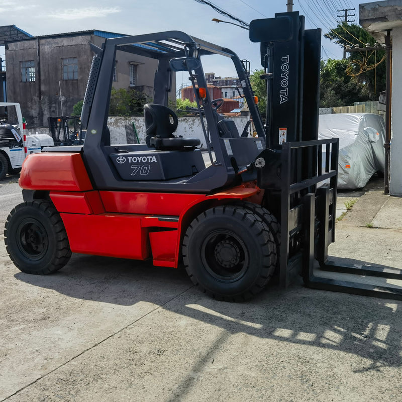 7 Ton Diesel Forklift with EPA Certification and Toyota ISUZU Engine Routine Fork Length