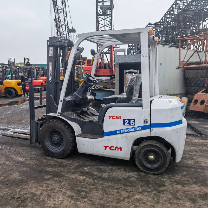 Home 2.5 Ton Used Japan TCM FD25 T3C Diesel Forklift for Retail Restaurant Industries