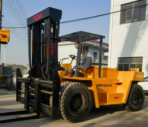 TCM 16 Ton FD160 16T Forklift Lifter Japan Original Used Forklift for Heavy Duty Work