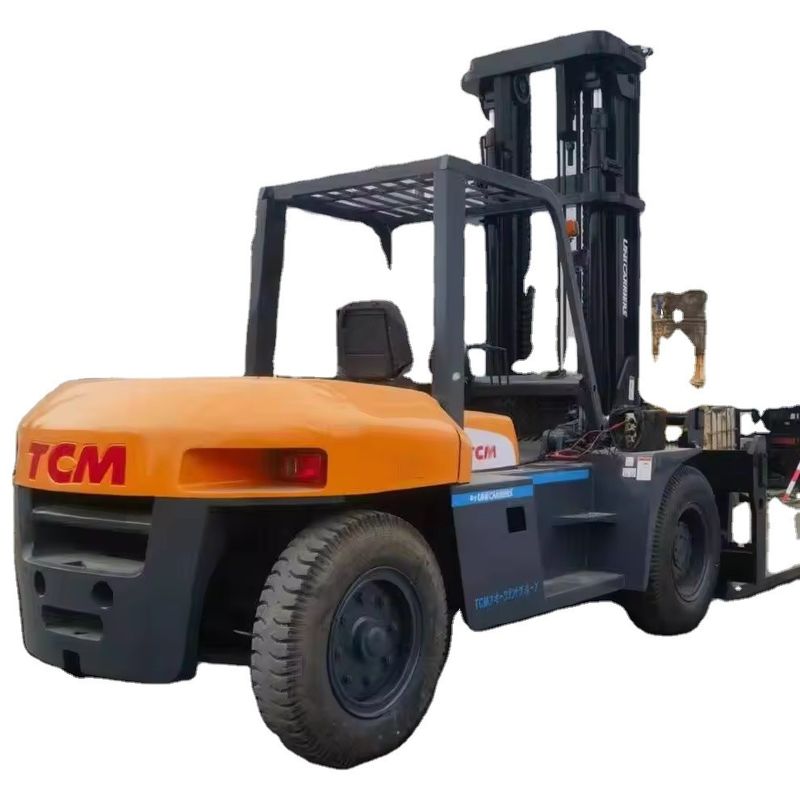 Weight KG 10000 kg Good Condition Tcm 10Ton Forklift FD100 Used Stacker Original Japan