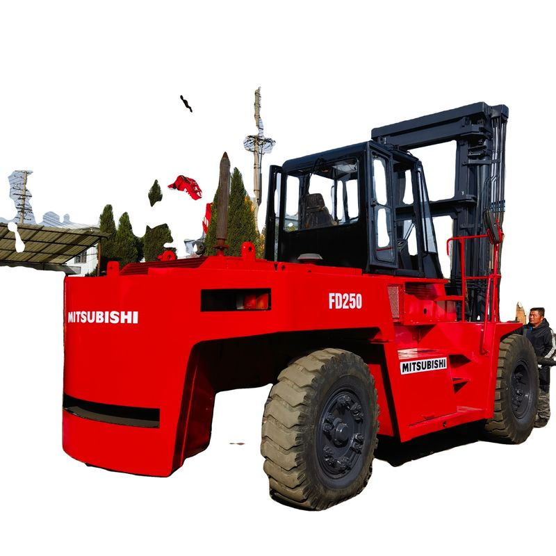 Experience Superior Performance with a 25 Ton Used Mitsubishi FD250 Diesel Forklift