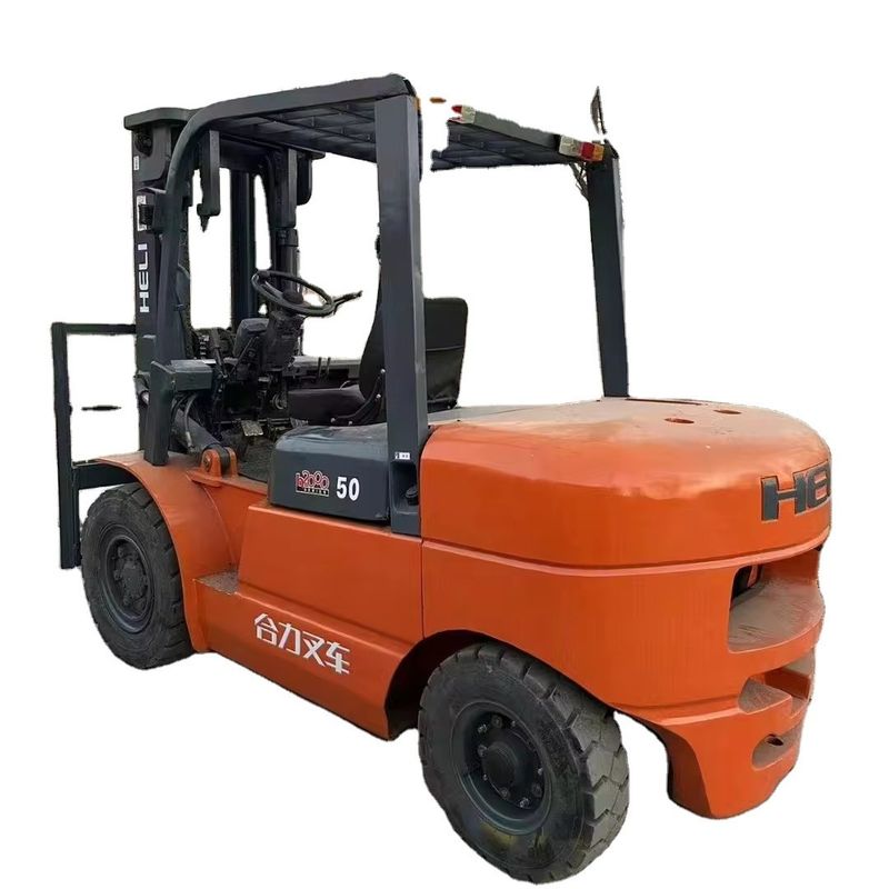 3-Stage Heli CPCD50 Used Forklift 5 Ton Capacity for Manufacturing Plant Cost Savings