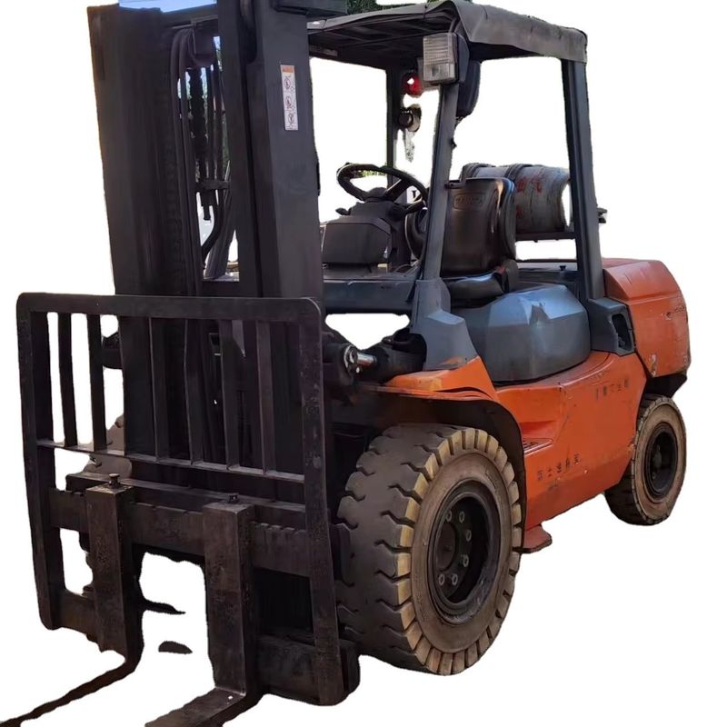 Used Toyota FD50 Forklift 5 Ton with 5000 KG Weight and Good Work in Good Condition